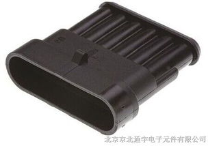 供应 282108 1 te 插接连接器, 6路, 黑色 请按数量询价